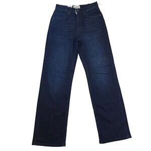 DU/ER Performance Denim+ High Rise Straight Jeans Women 27x31 Moonlight NWT